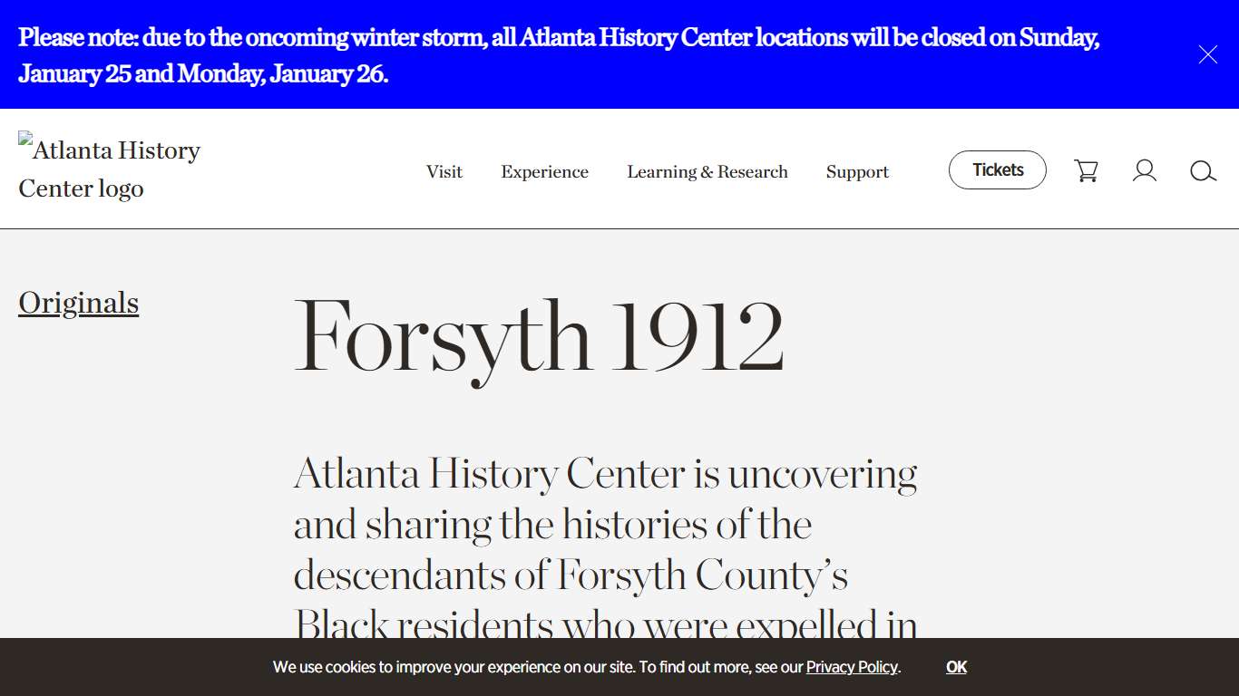 Forsyth 1912 Atlanta History Center